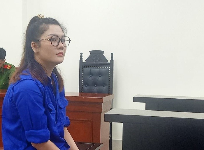 Bị cáo Nguyễn Thị Thương tại phiên tòa - Ảnh: N.A