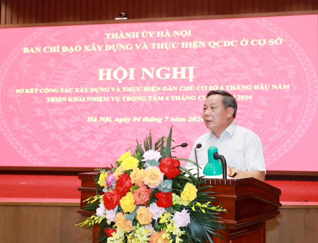 Phó Bí thư Thành ủy Nguyễn Văn Phong phát biểu chỉ đạo