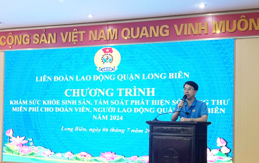 LĐLĐ quận Long Biên: Tổ chức khám sức khỏe miễn phí cho đoàn viên, người lao động