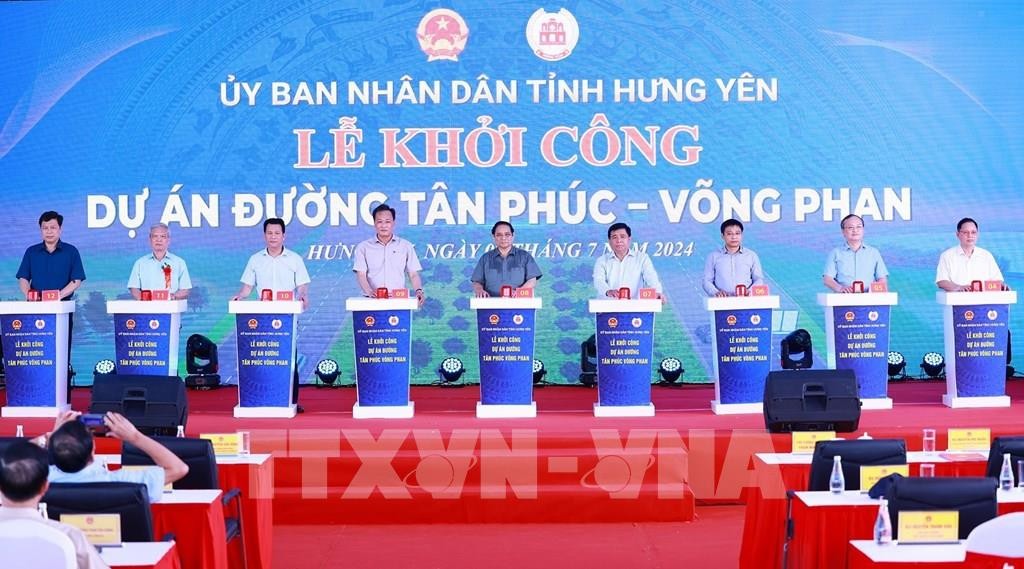 Thủ tướng Phạm Minh Chính thăm, làm việc tại Hưng Yên