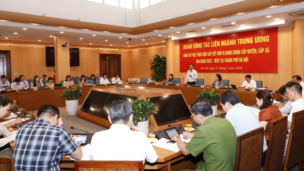 Sau sắp xếp, Hà Nội dự kiến giảm 61 đơn vị hành chính cấp xã