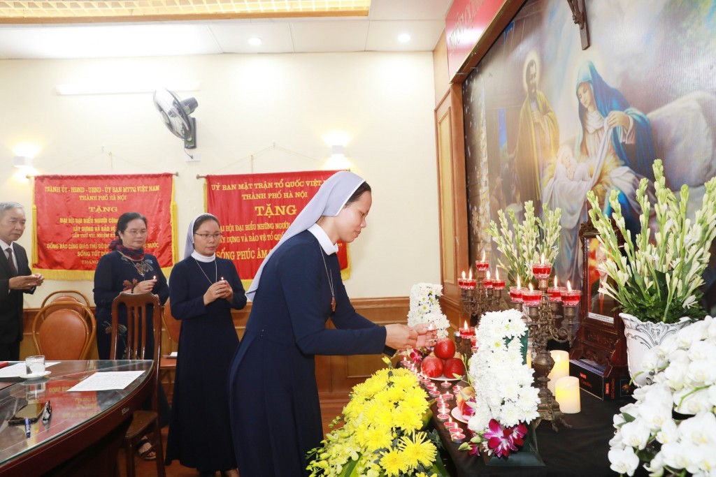 Ủy ban Đoàn kết Công giáo Việt Nam thành phố Hà Nội tổ chức cầu nguyện cho Tổng Bí thư Nguyễn Phú Trọng