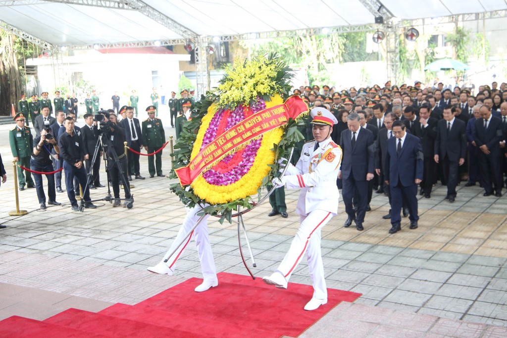 Trực tuyến Lễ viếng trọng thể Tổng Bí thư Nguyễn Phú Trọng