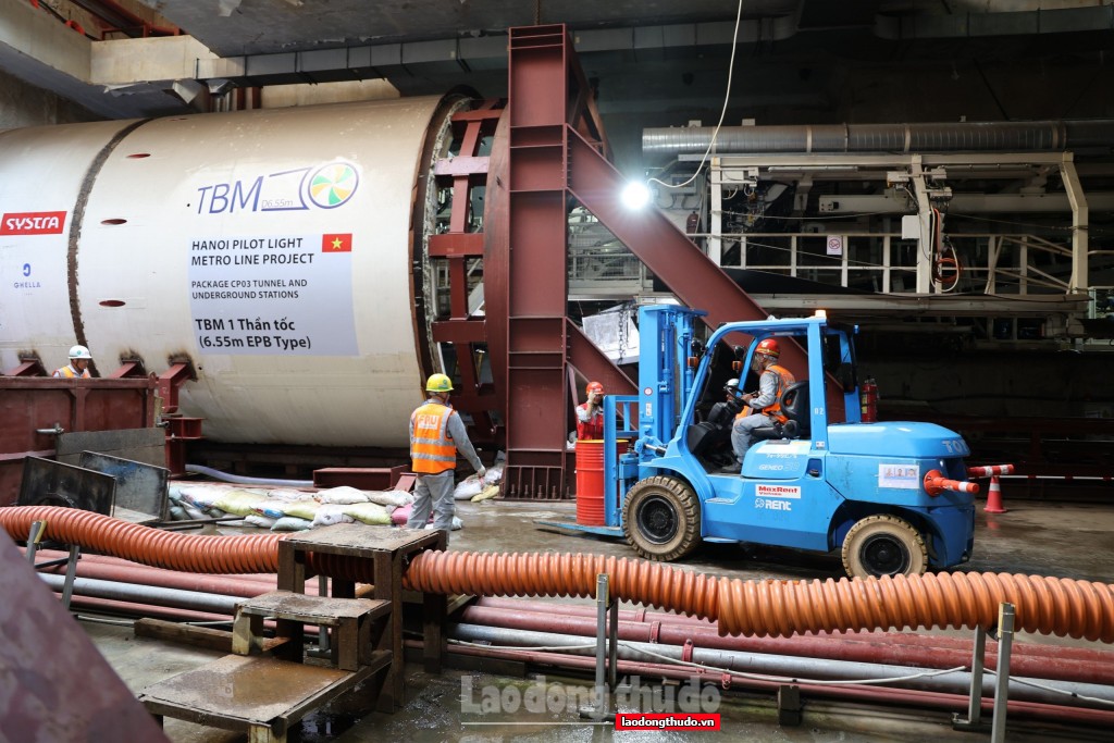 Đẩy nhanh tiến độ tuyến đường sắt Nhổn - ga Hà Nội