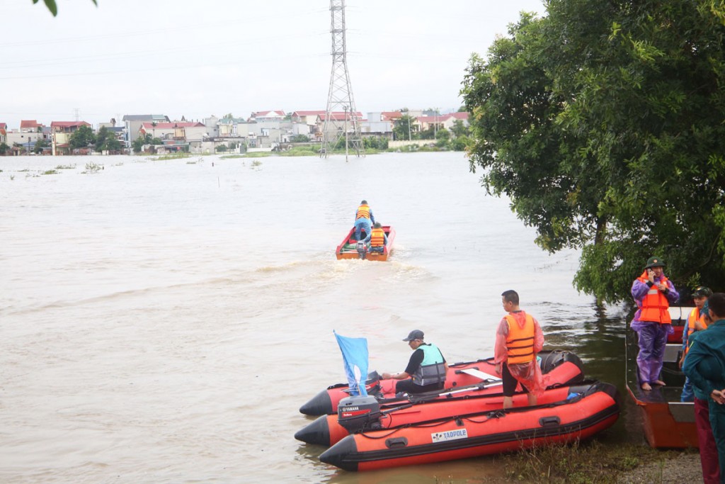 Hà Nội: Bám sát tình hình mưa lũ, bảo đảm an toàn cho người dân
