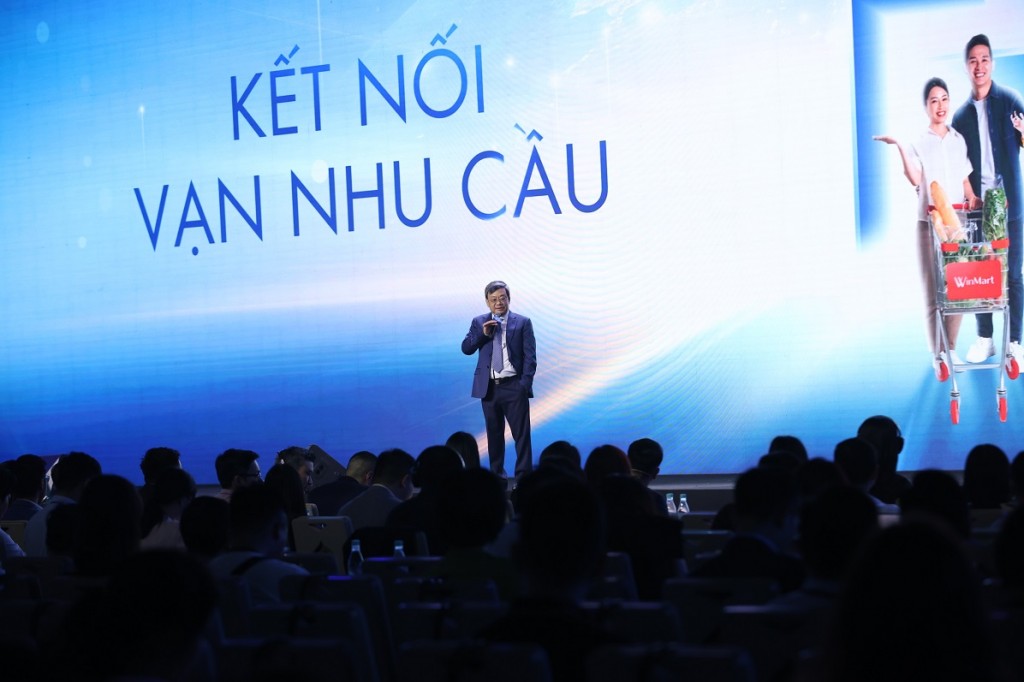 Chủ tịch tập đoàn Masan, Ông Nguyễn Đăng Quang, chia sẻ tại ĐHĐCĐ Masan với chủ đề “mối nối vạn nhu cầu” (1)
