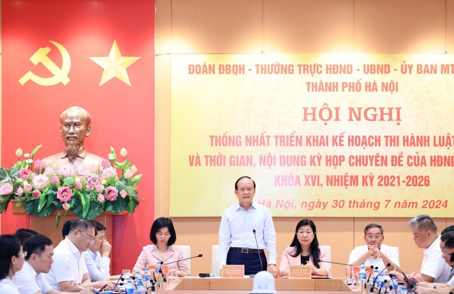 Xây dựng kế hoạch, chuẩn bị điều kiện thi hành Luật Thủ đô 2024