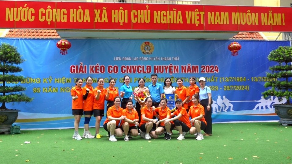 Đẩy mạnh phong trào thể dục thể thao trong đoàn viên, người lao động huyện Thạch Thất