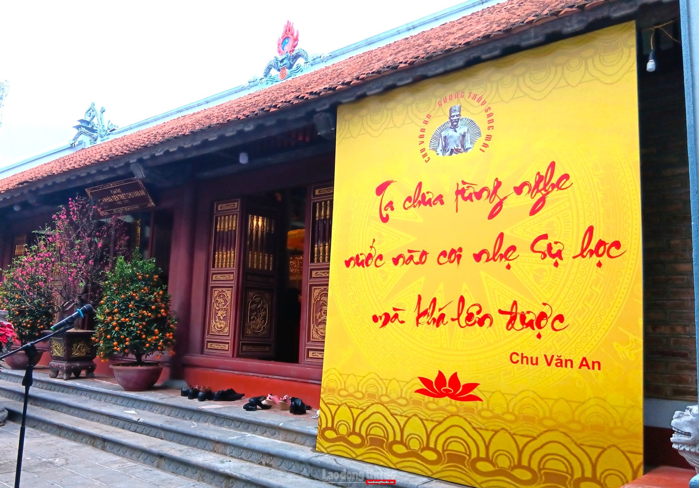 Đình thờ Danh nhân tiên triết Chu Văn An: Sáng mãi nét đẹp văn hóa Hà Nội