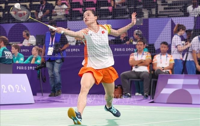 Tay vợt nữ số 1 Việt Nam Nguyễn Thùy Linh thua đáng tiếc tại Olympic Paris 2024