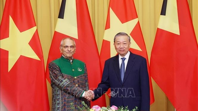 Chủ tịch nước Tô Lâm hội đàm với Tổng thống Timor-Leste