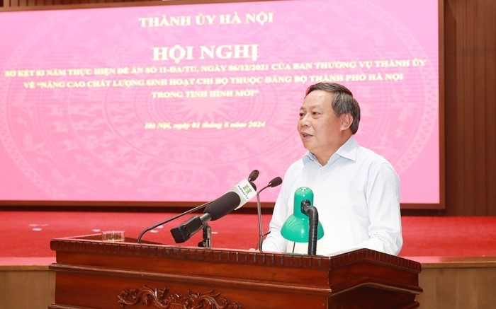 Phó Bí thư Thành ủy Nguyễn Văn Phong phát biểu chỉ đạo Hội nghị