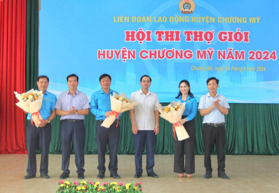 Công nhân lao động sôi nổi tranh tài tại Hội thi thợ giỏi huyện Chương Mỹ