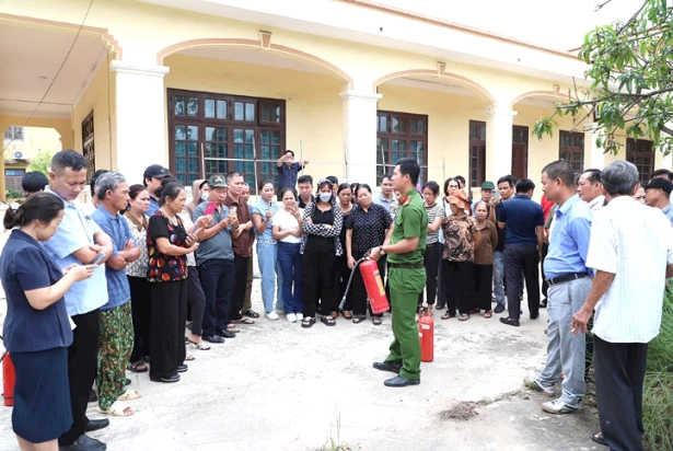 Huyện Thường Tín: Tăng cường nâng cao nghiệp vụ PCCC tại cơ sở