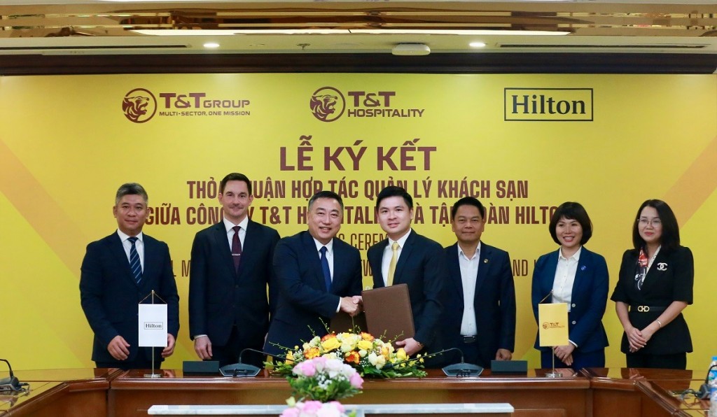 Tập đoàn T&T Group hợp tác cùng Hilton mang thương hiệu khách sạn hàng đầu thế giới về Đồng bằng sông Cửu Long