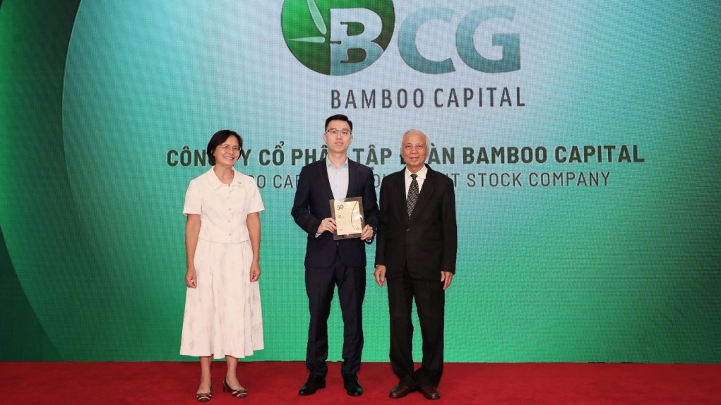 Bamboo Capital nhận Giải thưởng doanh nghiệp phát triển bền vững