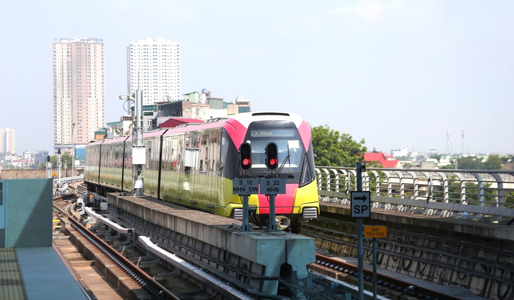 Đoạn trên cao dài 8,5 km thuộc tuyến Metro Nhổn - Ga Hà Nội sẵn sàng vận hành thương mại