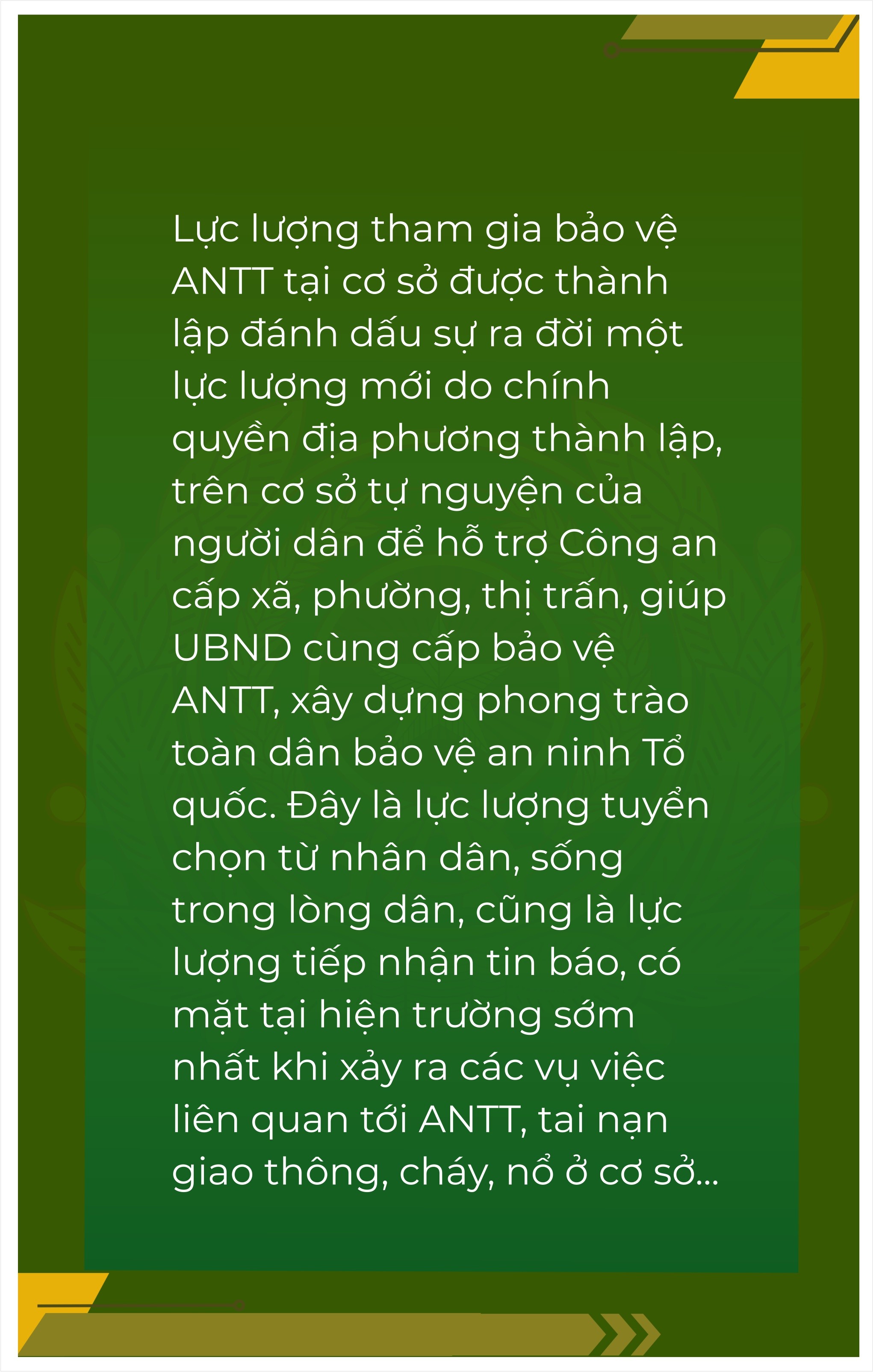 Hiệu quả từ phong trào toàn dân bảo vệ an ninh Tổ quốc