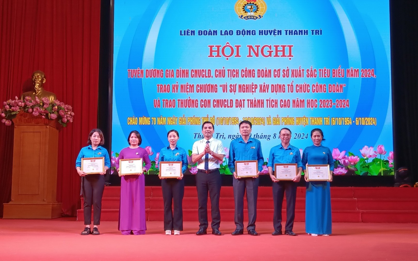 Công đoàn huyện Thanh Trì: Tự hào với chặng đường vẻ vang của tổ chức Công đoàn Việt Nam