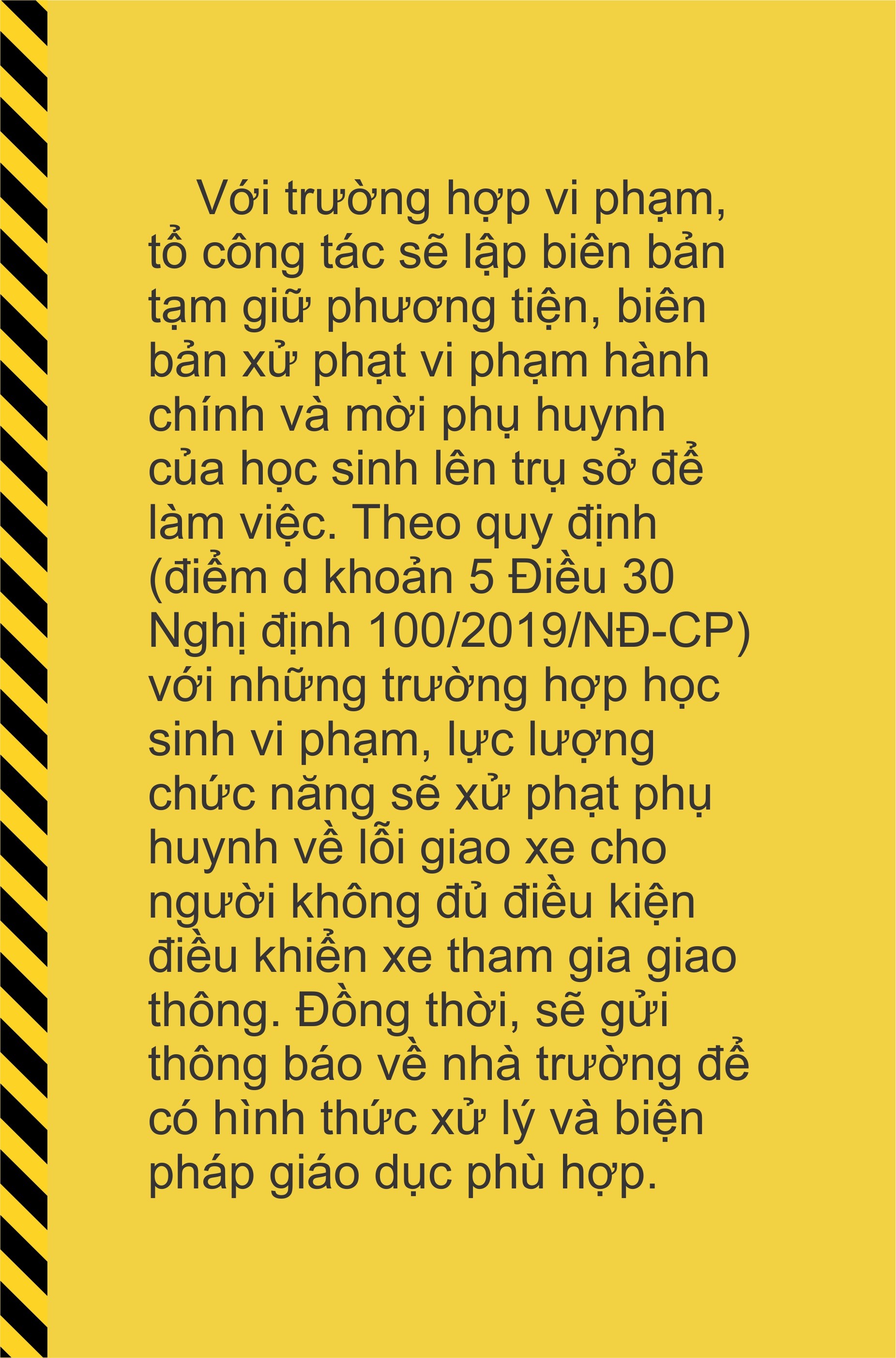 Ngăn chặn “quái xế” tuổi học trò