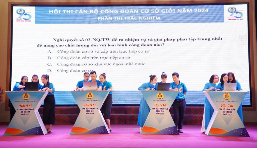 Nghệ An tổ chức Hội thi Cán bộ Công đoàn cơ sở giỏi năm 2024.