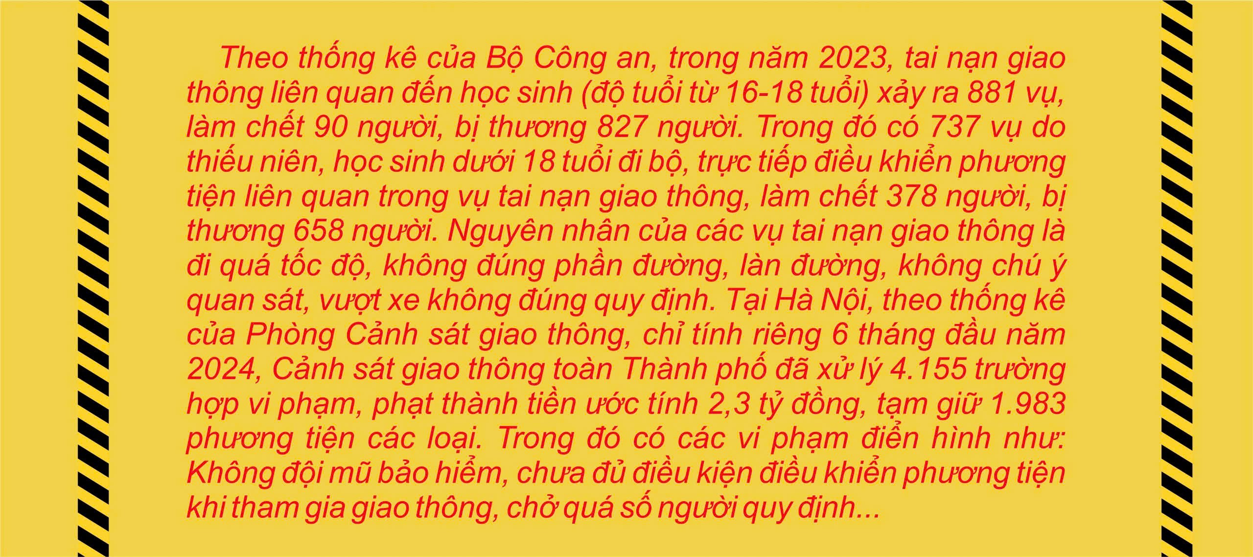 Ngăn chặn “quái xế” tuổi học trò