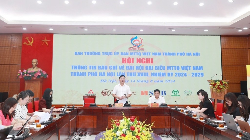 Từ 21-23/8 sẽ diễn ra Đại hội đại biểu MTTQ Việt Nam thành phố Hà Nội lần thứ XVIII