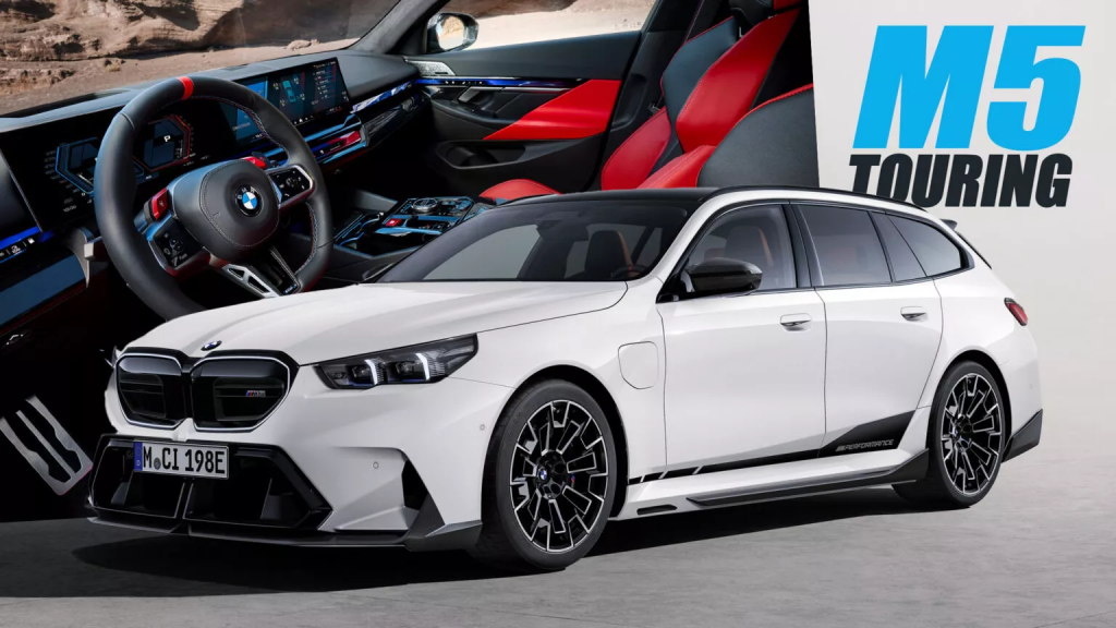 Lộ diện BMW M5 Touring 2025 với thiết kế thể thao cùng kiểu dáng Wagon