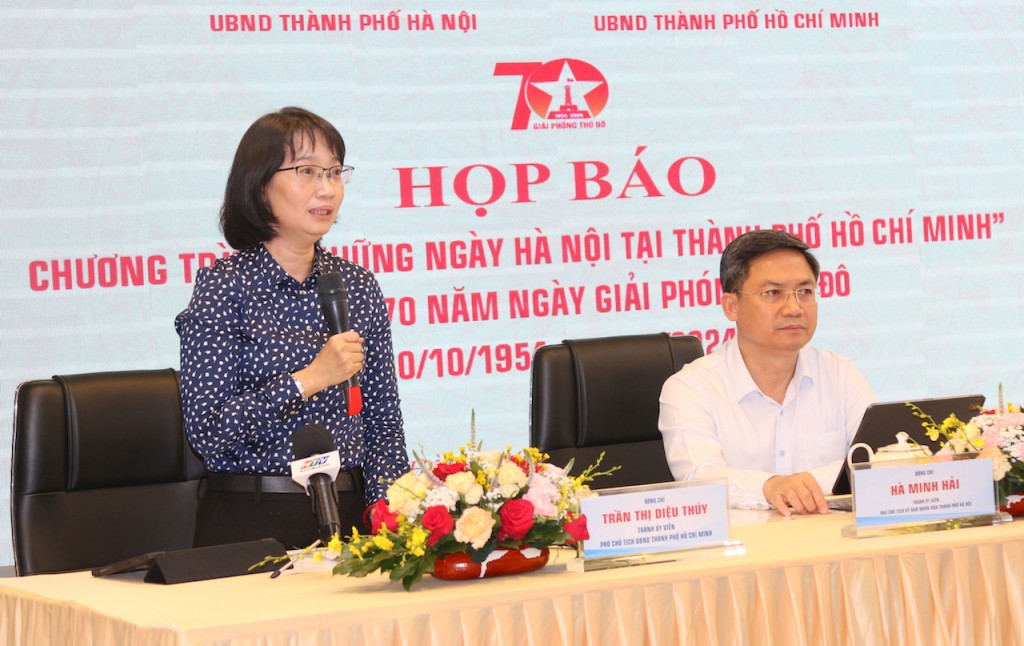 Họp báo Chương trình “Những ngày Hà Nội tại Thành phố Hồ Chí Minh”