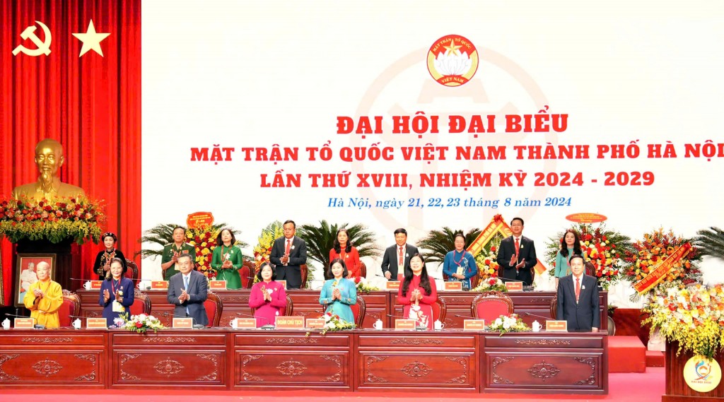 Khai mạc trọng thể Đại hội đại biểu MTTQ Việt Nam thành phố Hà Nội lần thứ XVIII, nhiệm kỳ 2024 - 2029