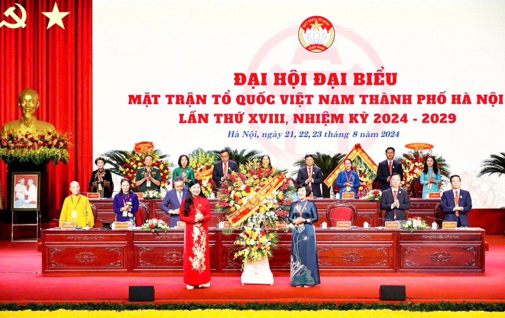 Khai mạc trọng thể Đại hội đại biểu MTTQ Việt Nam thành phố Hà Nội lần thứ XVIII, nhiệm kỳ 2024 - 2029