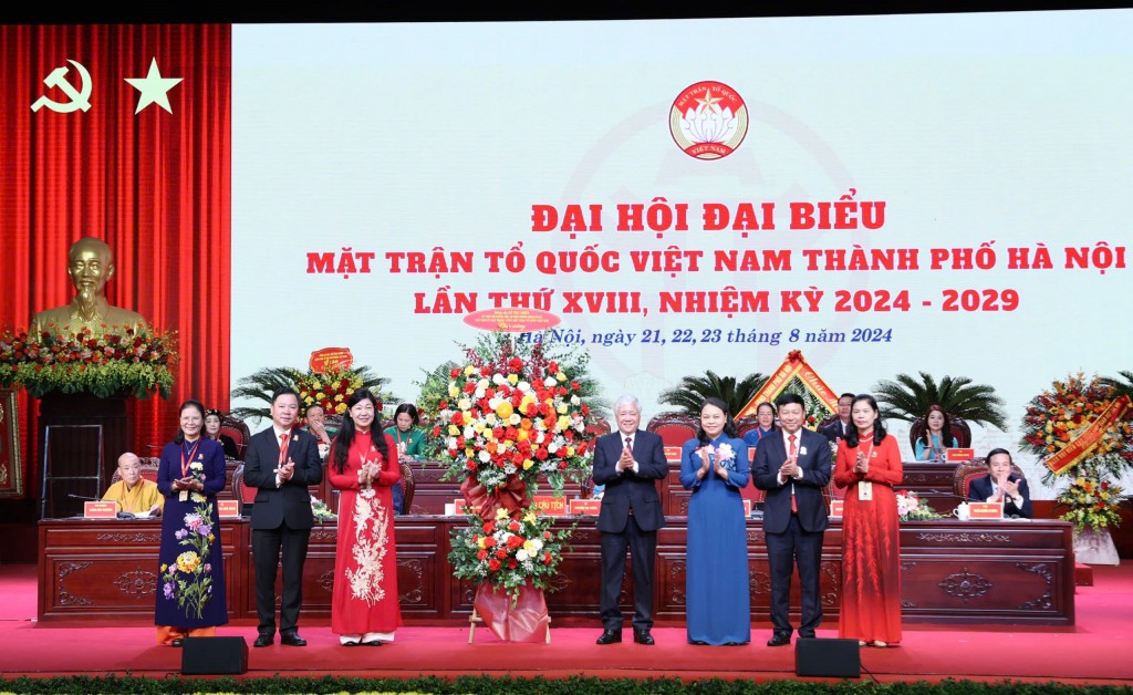 Khai mạc trọng thể Đại hội đại biểu MTTQ Việt Nam thành phố Hà Nội lần thứ XVIII, nhiệm kỳ 2024 - 2029