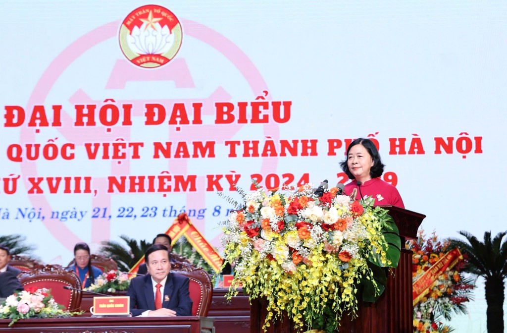 Khai mạc trọng thể Đại hội đại biểu MTTQ Việt Nam thành phố Hà Nội lần thứ XVIII, nhiệm kỳ 2024 - 2029