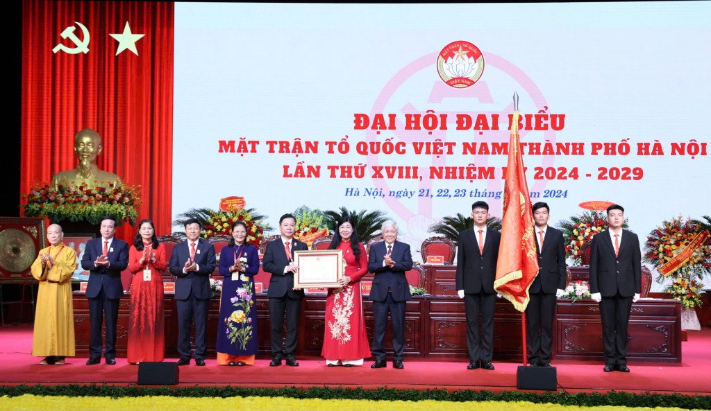 Khai mạc trọng thể Đại hội đại biểu MTTQ Việt Nam thành phố Hà Nội lần thứ XVIII, nhiệm kỳ 2024 - 2029