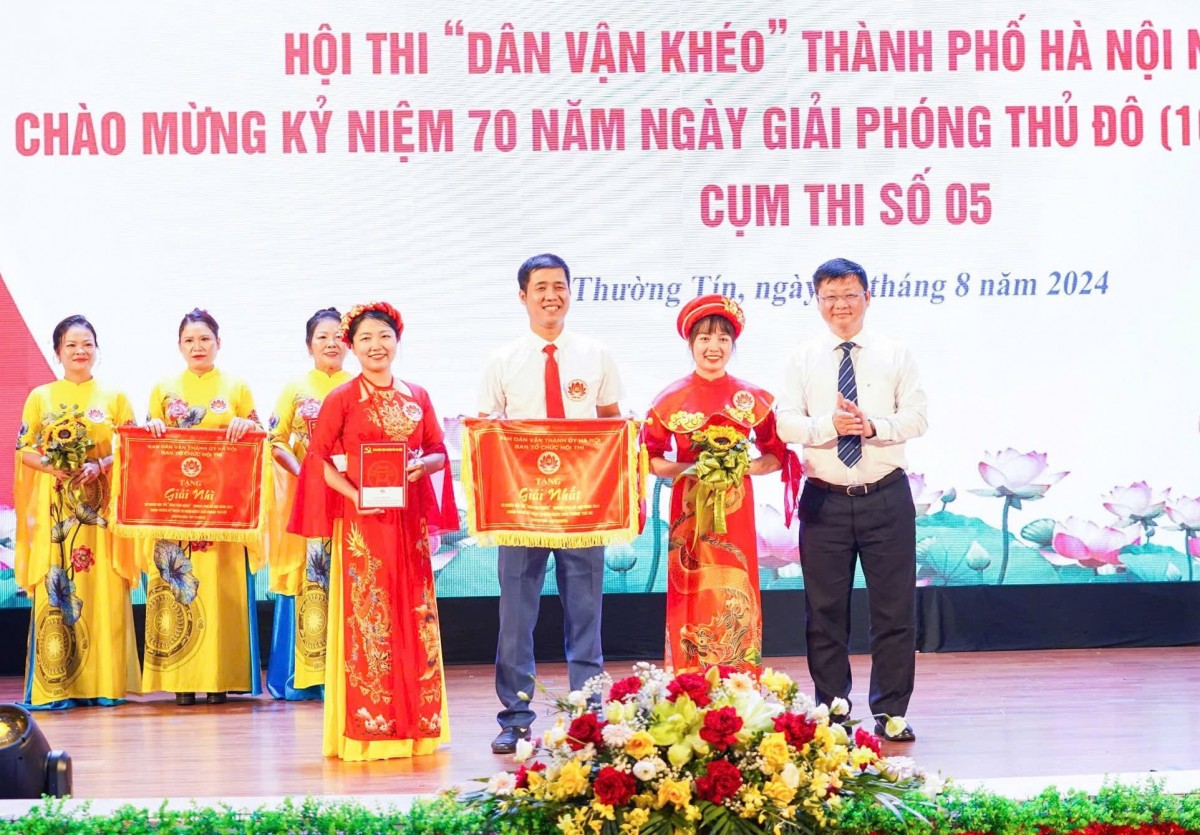 Phú Xuyên đoạt giải Nhất Vòng sơ khảo Hội thi “Dân vận khéo” cụm số 5