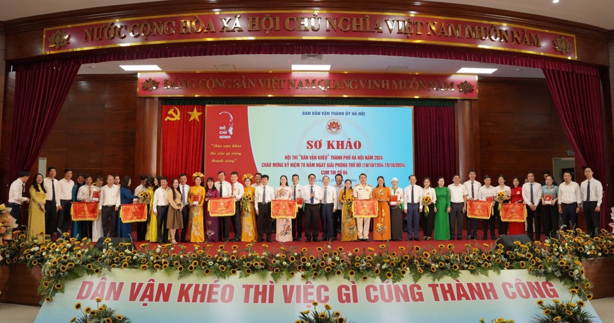 Hà Nội: Chính thức chốt 6 đội vào Chung khảo Hội thi “Dân vận khéo”