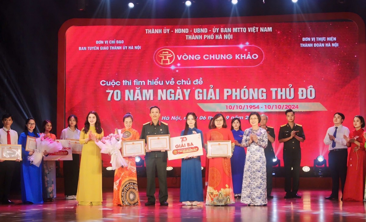 Chung khảo thi tìm hiểu 70 năm Ngày Giải phóng Thủ đô