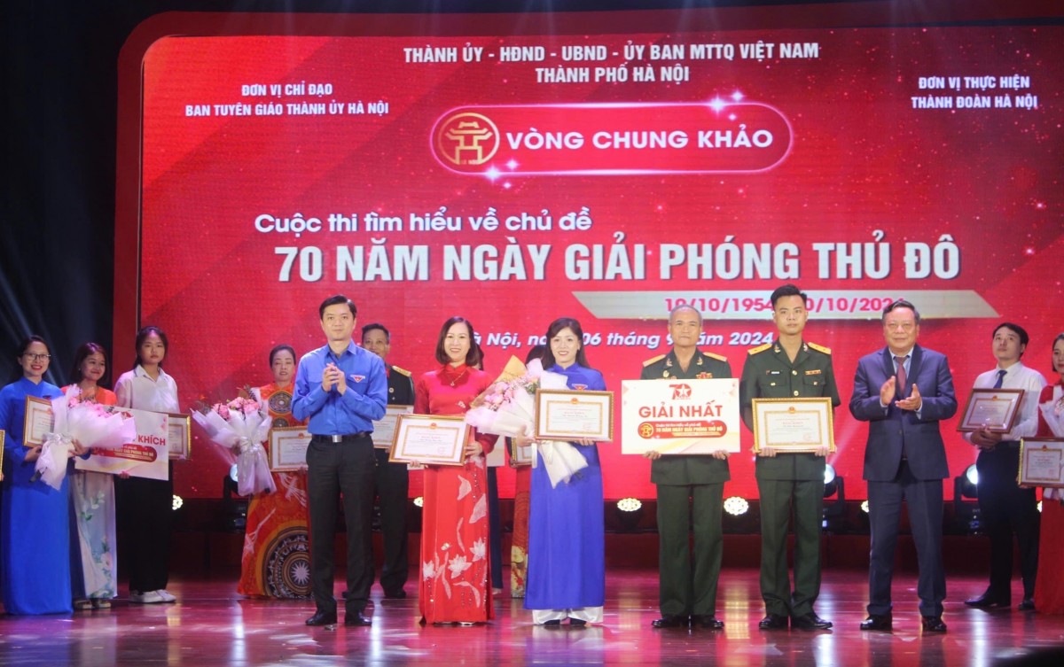 Chung khảo thi tìm hiểu 70 năm Ngày Giải phóng Thủ đô