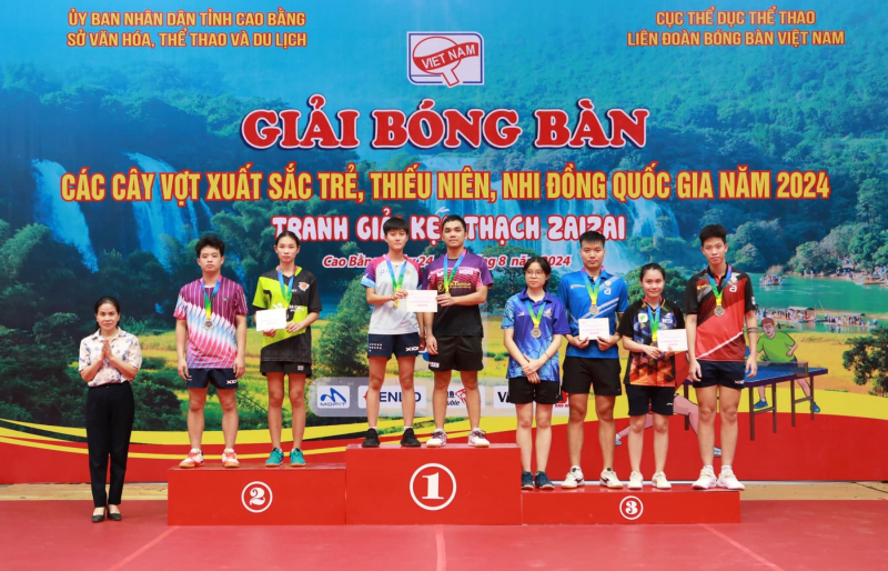 Bóng bàn CAND - T&amp;T về nhất toàn đoàn với 14 huy chương vàng giải trẻ quốc gia -0