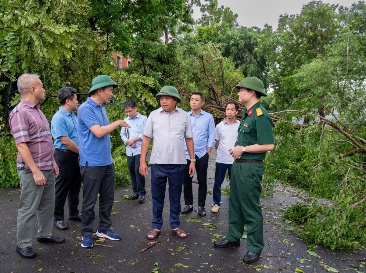 Chủ tịch UBND thành phố Hà Nội: Trong ngày 8/9 phải khôi phục hệ thống giao thông