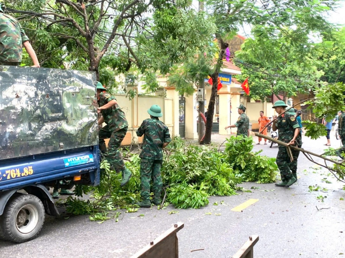 Huyện Thạch Thất chủ động ứng phó, khắc phục hậu quả sau cơn bão số 3