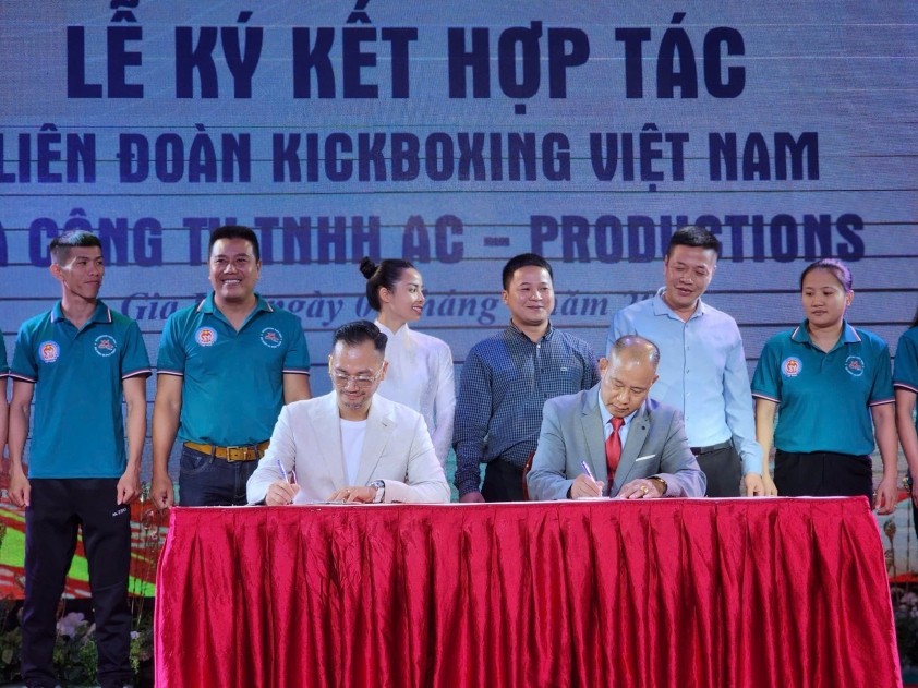 Liên đoàn Kickboxing Việt Nam và Vietnam Interior ký kết hợp tác toàn diện