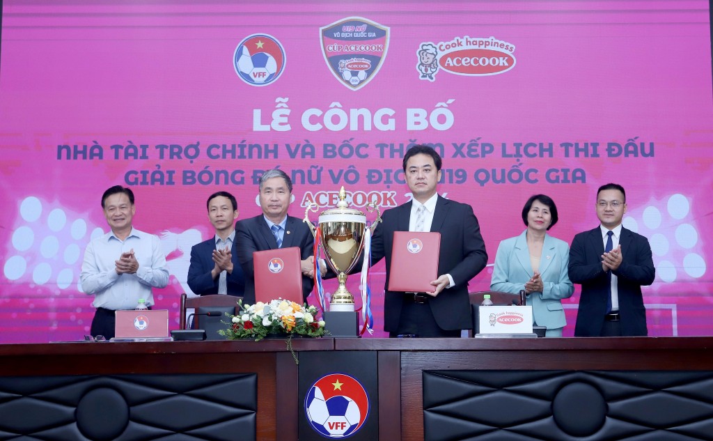 Acecook Việt Nam trở thành Nhà tài trợ chính của Giải Bóng đá Nữ Vô địch U19 Quốc gia 2024