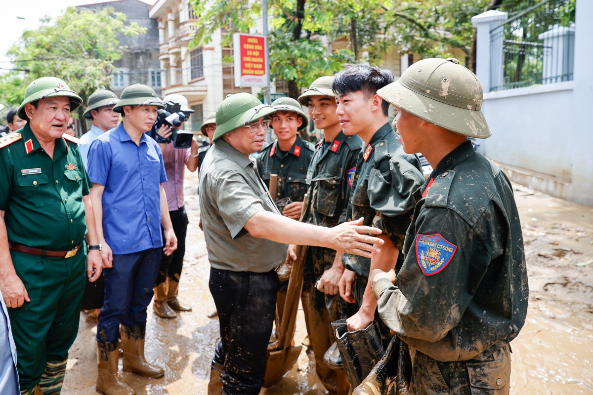 Thủ tướng Phạm Minh Chính đến Yên Bái kiểm tra, chỉ đạo công tác khắc phục thiên tai, lũ lụt