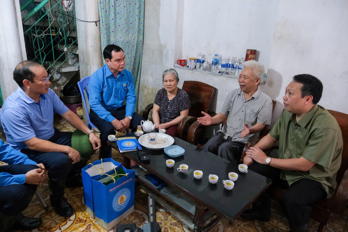 Triển khai chính sách hỗ trợ của Công đoàn tới 3.000 đoàn viên tỉnh Thái Nguyên bị thiệt hại do bão lũ