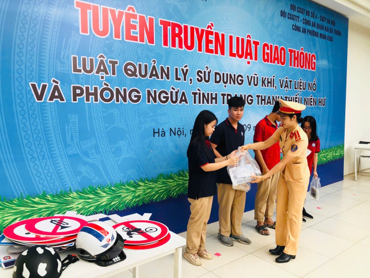 Tăng cường tuyên truyền văn hóa giao thông cho học sinh