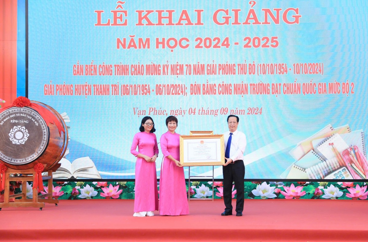 Xây mới nhiều trường học chào mừng 70 năm Giải phóng Thủ đô