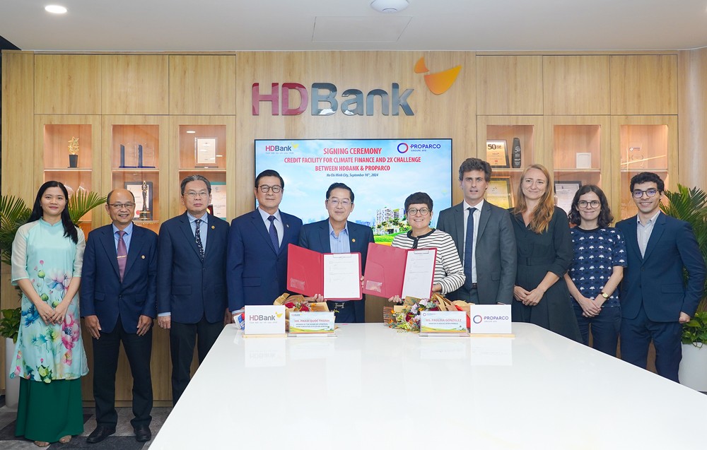 Proparco nâng mức tài trợ cho HDBank lên 100 triệu USD, củng cố mục tiêu phát triển bền vững