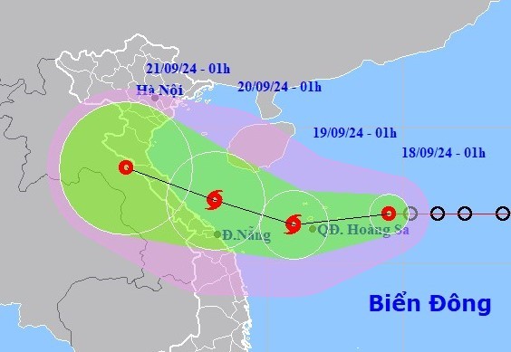 Cập nhật áp thấp nhiệt đới đang mạnh lên và chỉ đạo ứng phó cụ thể