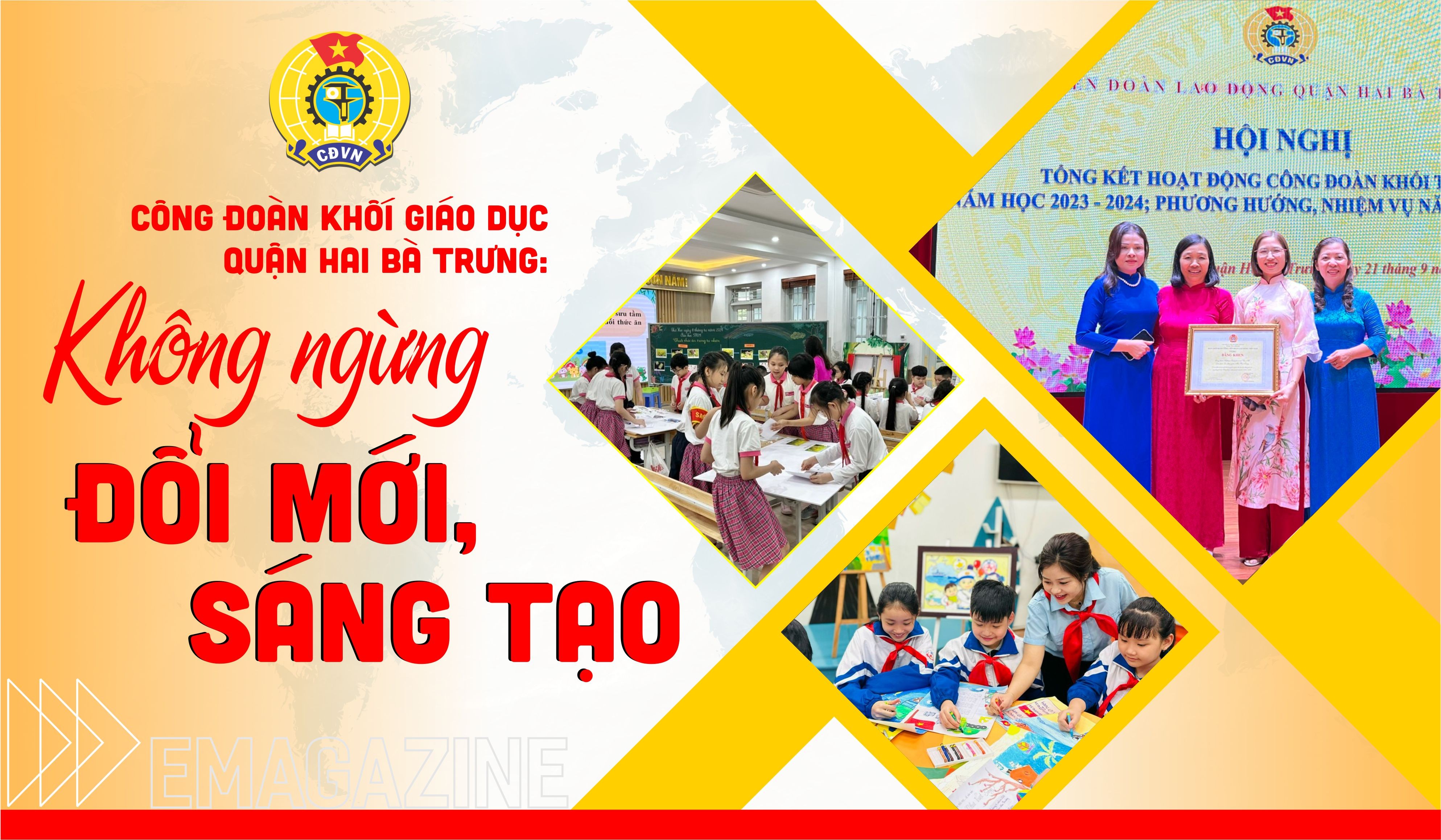 Công đoàn khối Giáo dục quận Hai Bà Trưng: Không ngừng đổi mới, sáng tạo